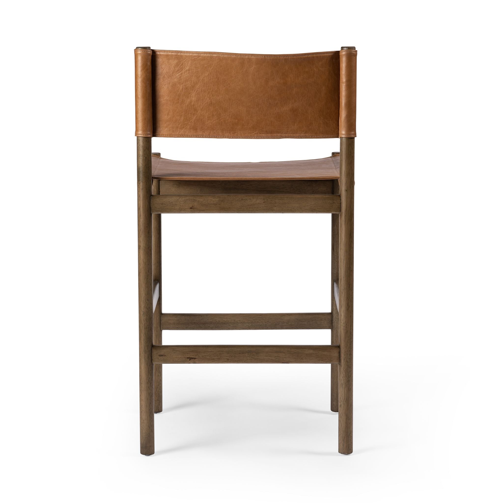 Leather sling on sale bar stool