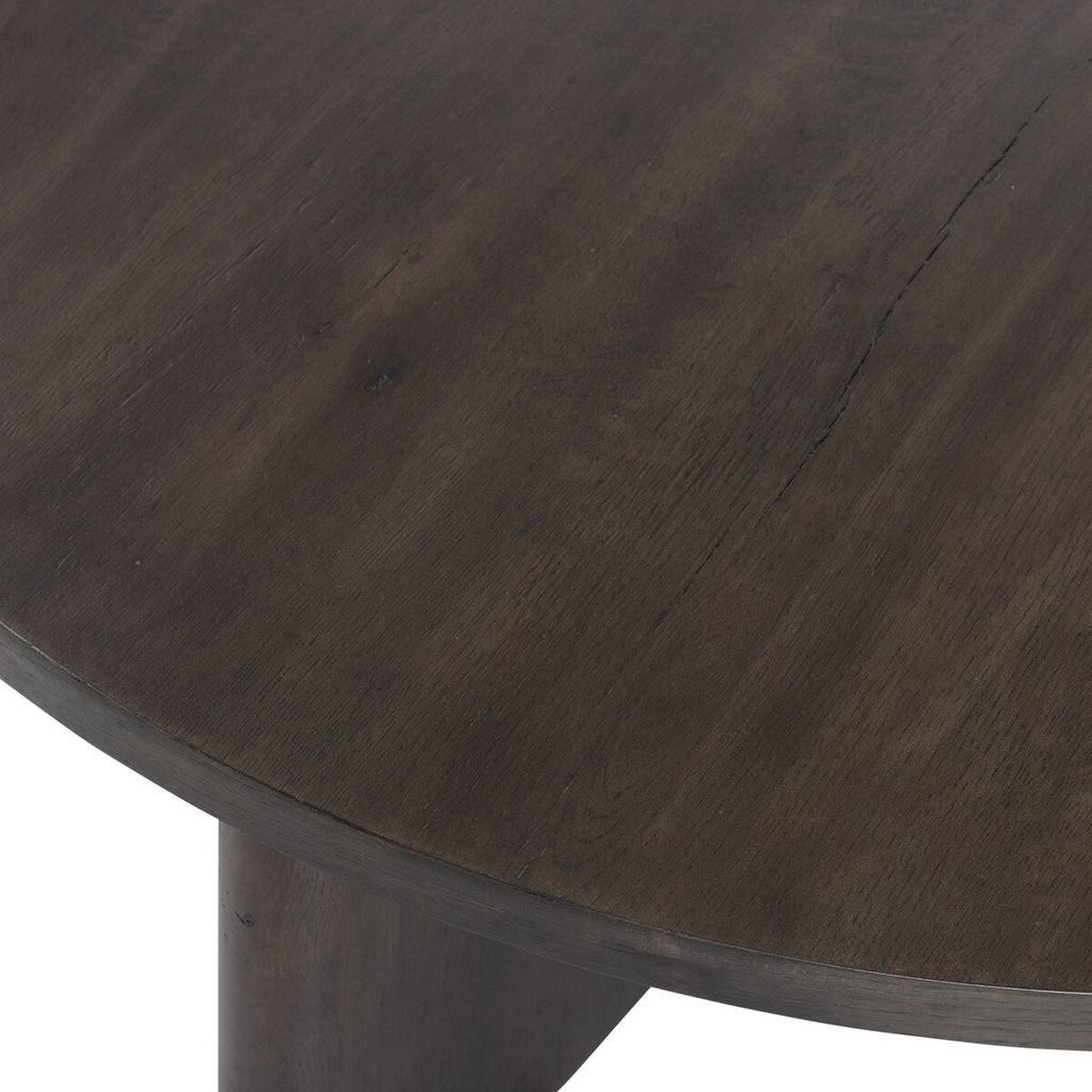 Smoked Black Circular Coffee Table - Sage InteriorsFour Handscoffee table