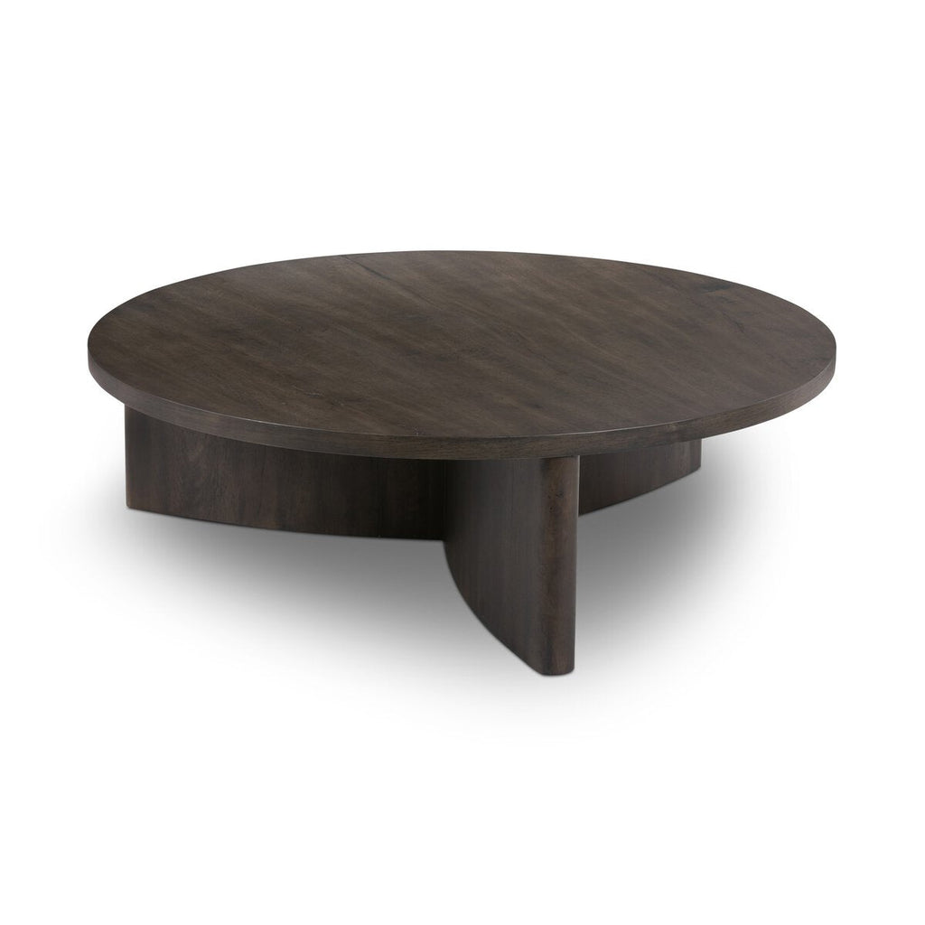 Smoked Black Circular Coffee Table - Sage InteriorsFour Handscoffee table
