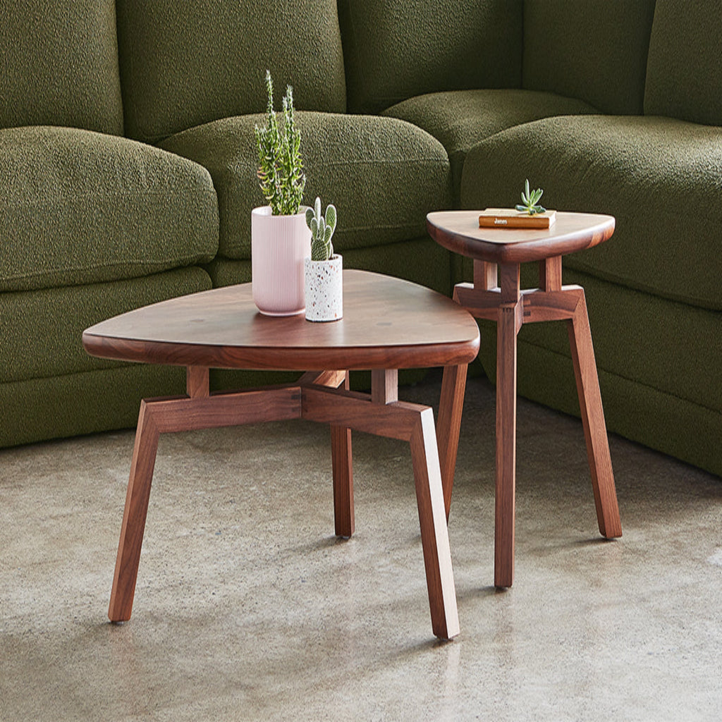 Solana Triangular End Table – Solid Walnut or FSC® - Certified Ash - Sage InteriorsGusSolana Oval Table