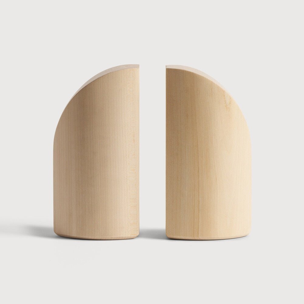 Solid Oak Bookends – Sage Interiors - Sage InteriorsEthnicraft@ Sage Interiors