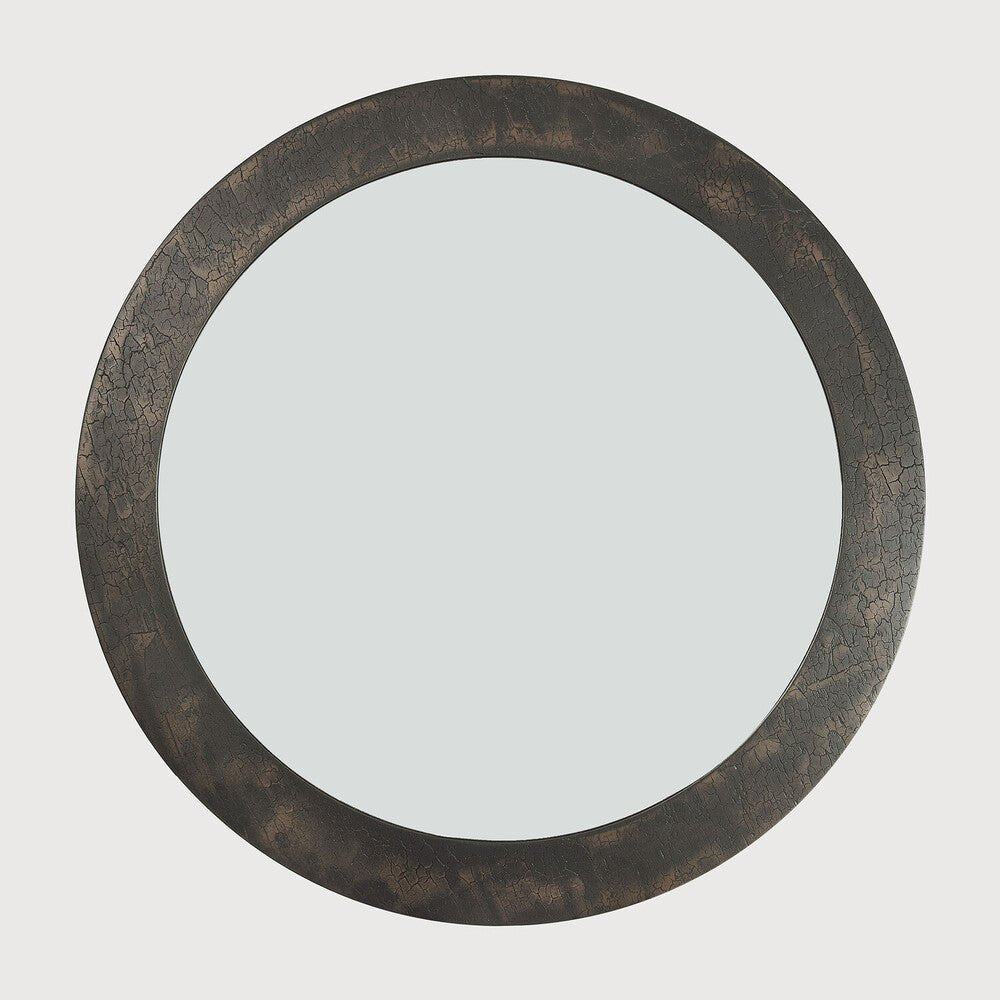 Sphere Wall Mirror Bronze Finish with Sculpted Frame Sage Interiors - Sage InteriorsEthnicraftMirror