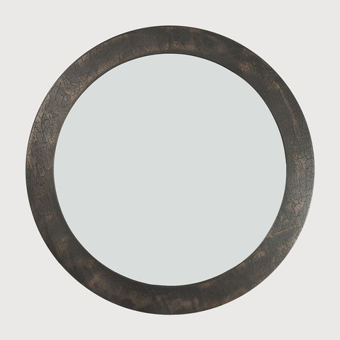 Sphere Wall Mirror Bronze Finish with Sculpted Frame Sage Interiors - Sage InteriorsEthnicraftMirror