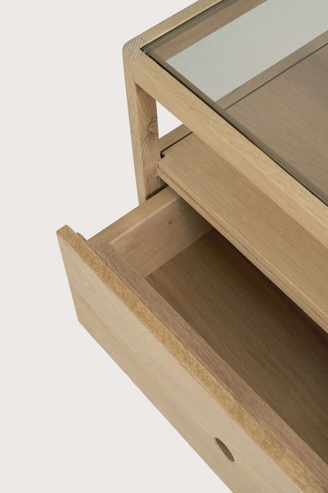Spindle Bedside Table – Modern Solid Wood Nightstand | Sage Interiors - Sage InteriorsEthnicraft
