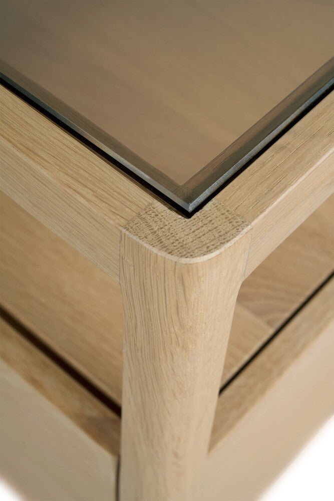 Spindle Bedside Table – Modern Solid Wood Nightstand | Sage Interiors - Sage InteriorsEthnicraft