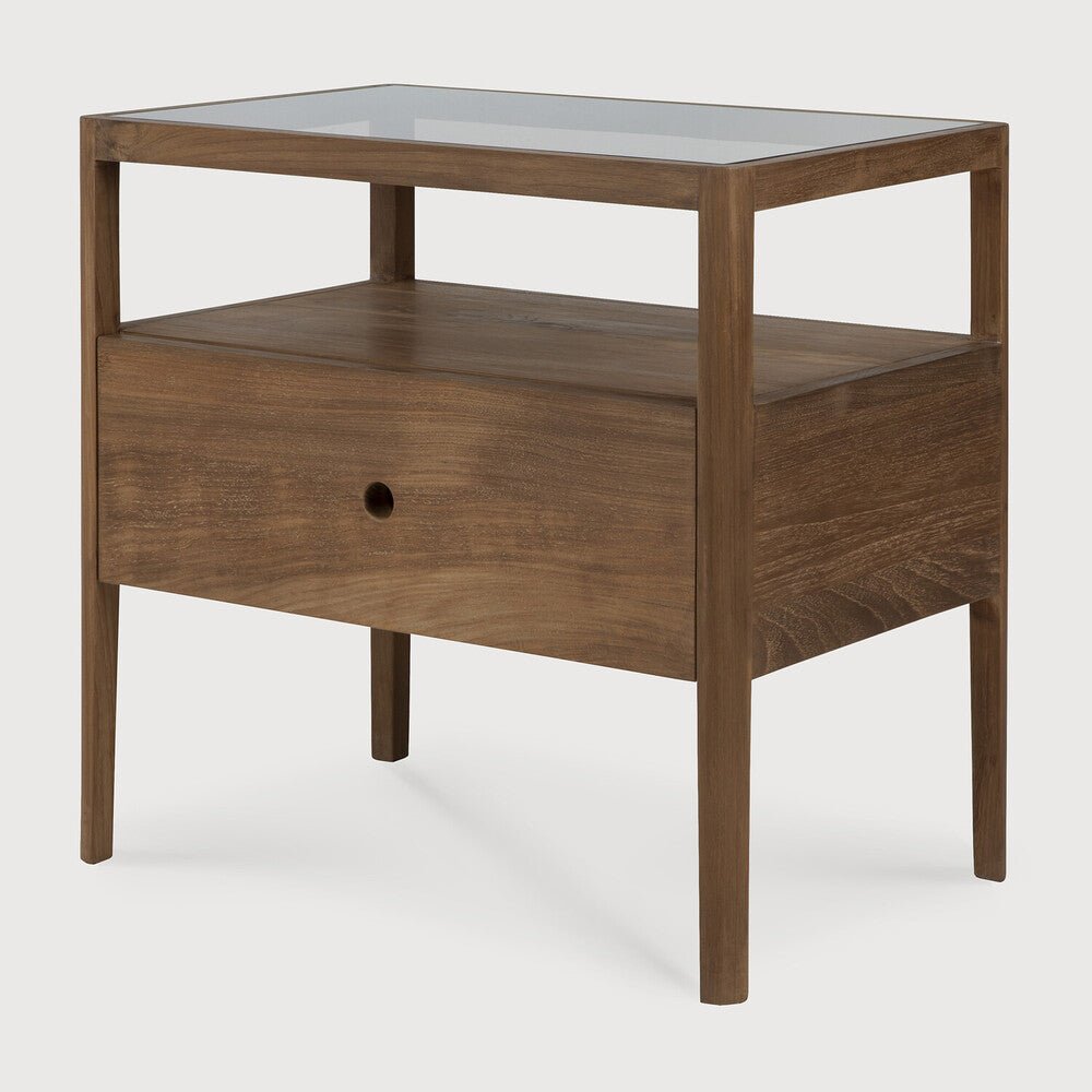 Spindle Bedside Table – Modern Solid Wood Nightstand | Sage Interiors - Sage InteriorsEthnicraft