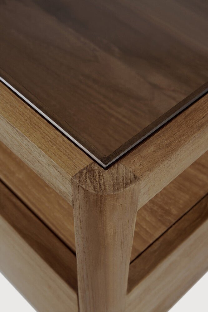 Spindle Bedside Table – Modern Solid Wood Nightstand | Sage Interiors - Sage InteriorsEthnicraft