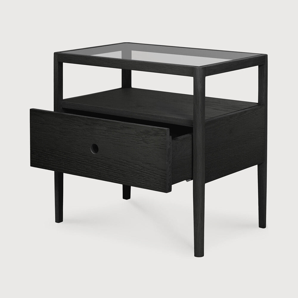 Spindle Bedside Table – Modern Solid Wood Nightstand | Sage Interiors - Sage InteriorsEthnicraft