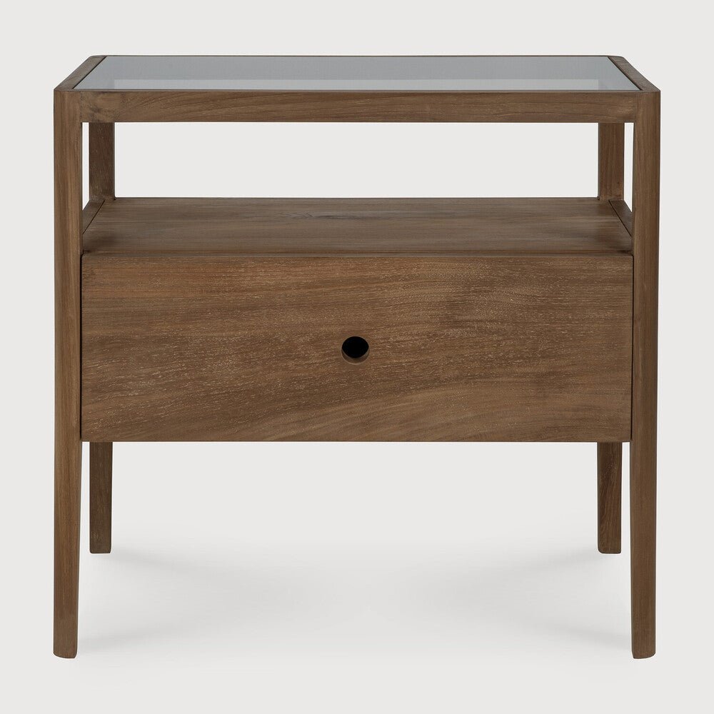 Spindle Bedside Table – Modern Solid Wood Nightstand | Sage Interiors - Sage InteriorsEthnicraft