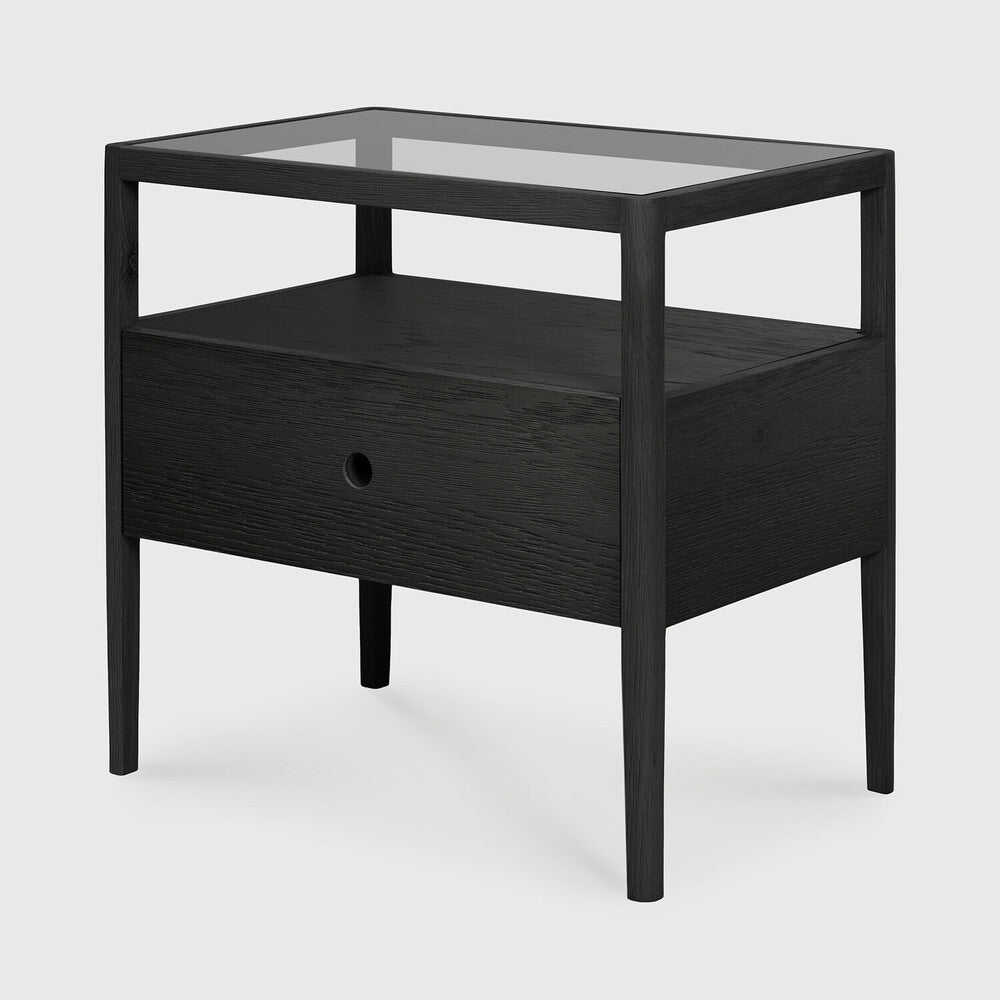 Spindle Bedside Table – Modern Solid Wood Nightstand | Sage Interiors - Sage InteriorsEthnicraft