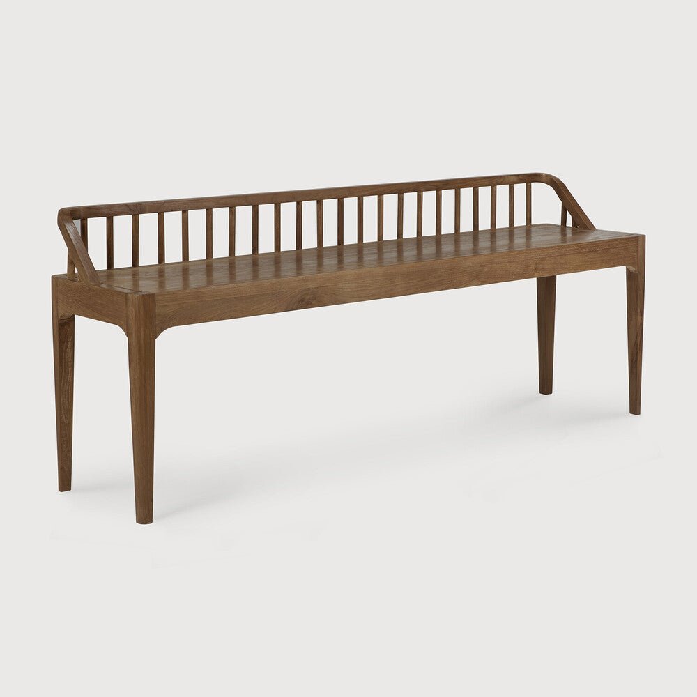 Spindle Bench – Timeless Wood Entryway Seating by Sage Interiors - Sage InteriorsethnicraftBenches