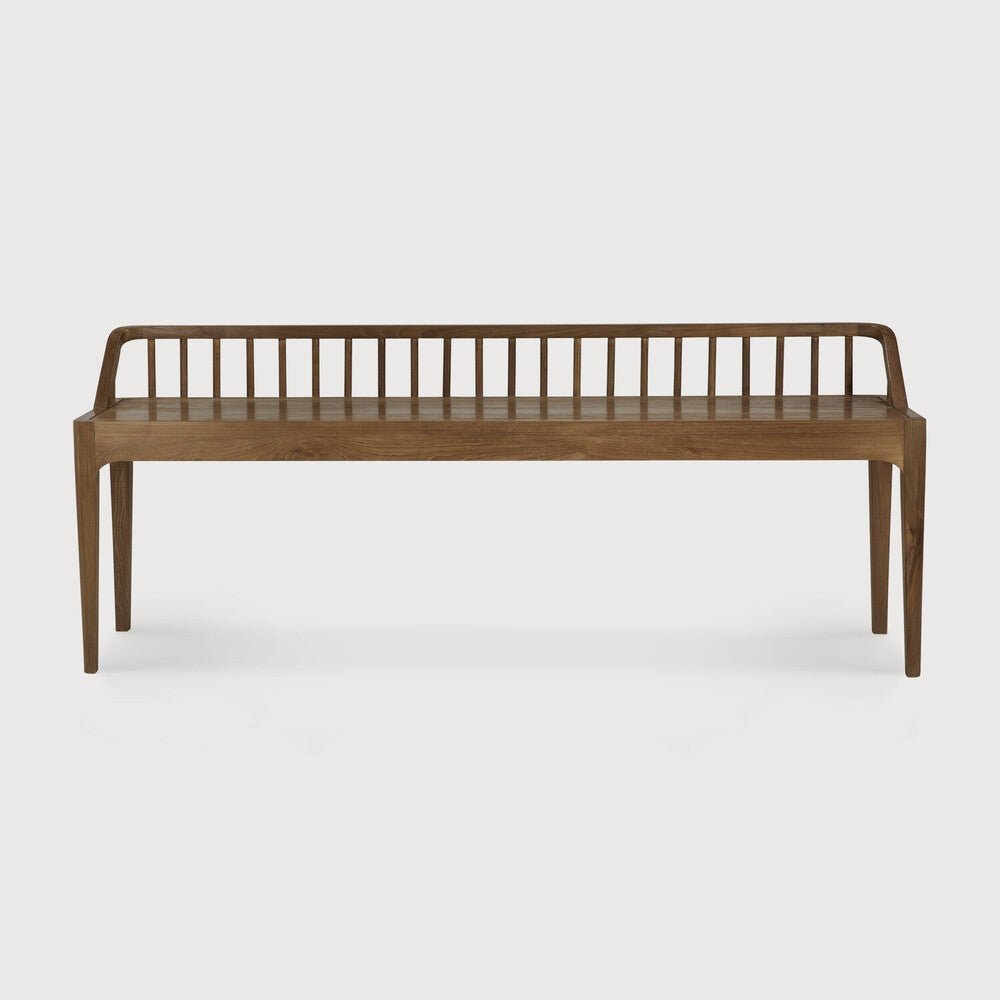 Spindle Bench – Timeless Wood Entryway Seating by Sage Interiors - Sage InteriorsethnicraftBenches