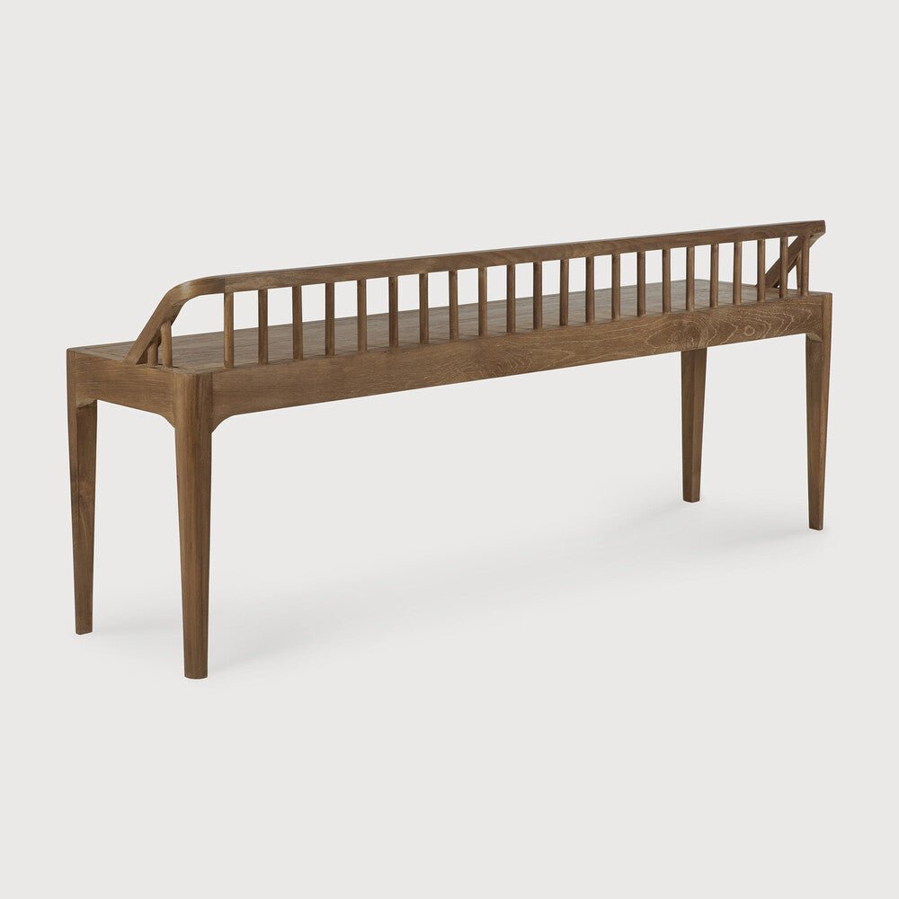 Spindle Bench – Timeless Wood Entryway Seating by Sage Interiors - Sage InteriorsethnicraftBenches