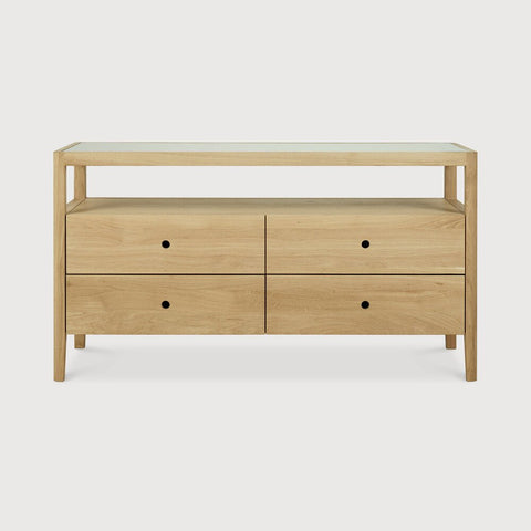Spindle Dresser – Minimalist Solid Wood Dresser - Sage InteriorsEthnicraft