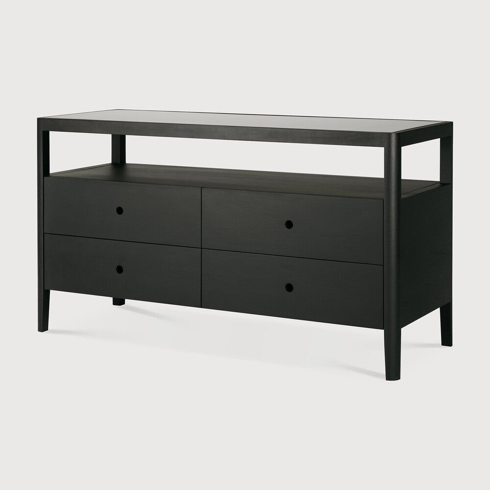 Spindle Dresser – Minimalist Solid Wood Dresser - Sage InteriorsEthnicraft