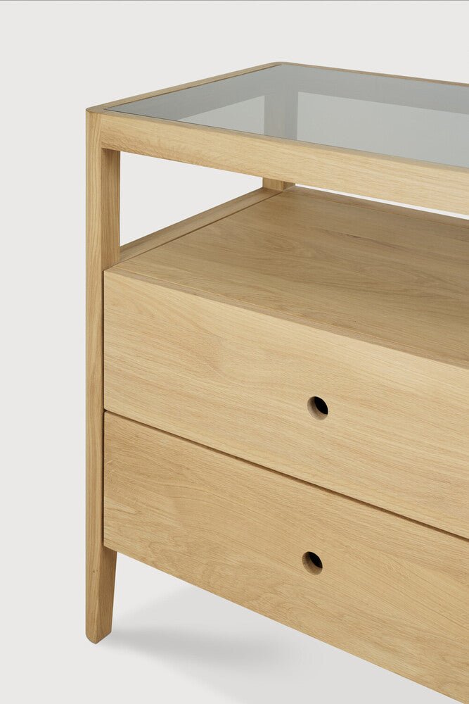 Spindle Dresser – Minimalist Solid Wood Dresser - Sage InteriorsEthnicraft