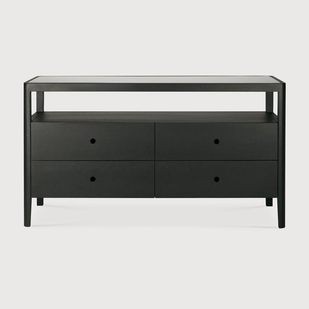 Spindle Dresser – Minimalist Solid Wood Dresser - Sage InteriorsEthnicraft