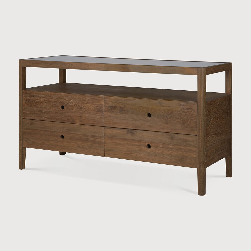 Spindle Dresser – Minimalist Solid Wood Dresser - Sage InteriorsEthnicraft