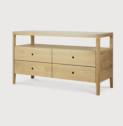 Spindle Dresser – Minimalist Solid Wood Dresser - Sage InteriorsEthnicraft