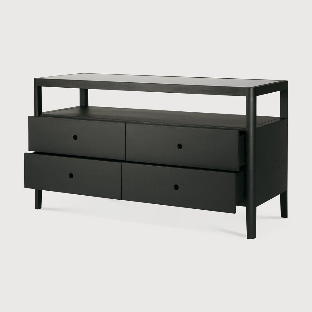 Spindle Dresser – Minimalist Solid Wood Dresser - Sage InteriorsEthnicraft