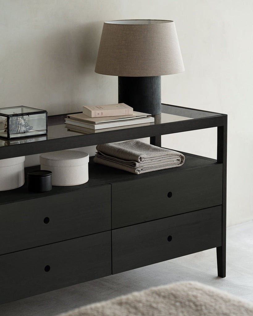 Spindle Dresser – Minimalist Solid Wood Dresser - Sage InteriorsEthnicraft