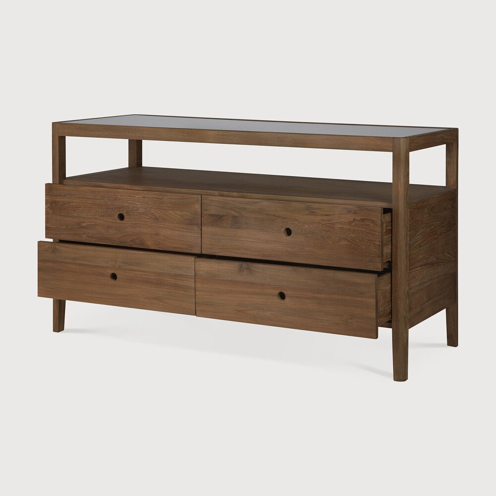 Spindle Dresser – Minimalist Solid Wood Dresser - Sage InteriorsEthnicraft