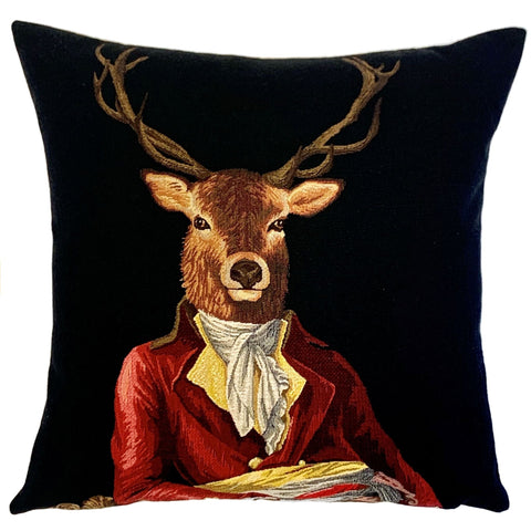 Stag pillow cover - Woodland Decor - Stag Throw Pillow - Sage Interiorsyapatkwa - art of the loom
