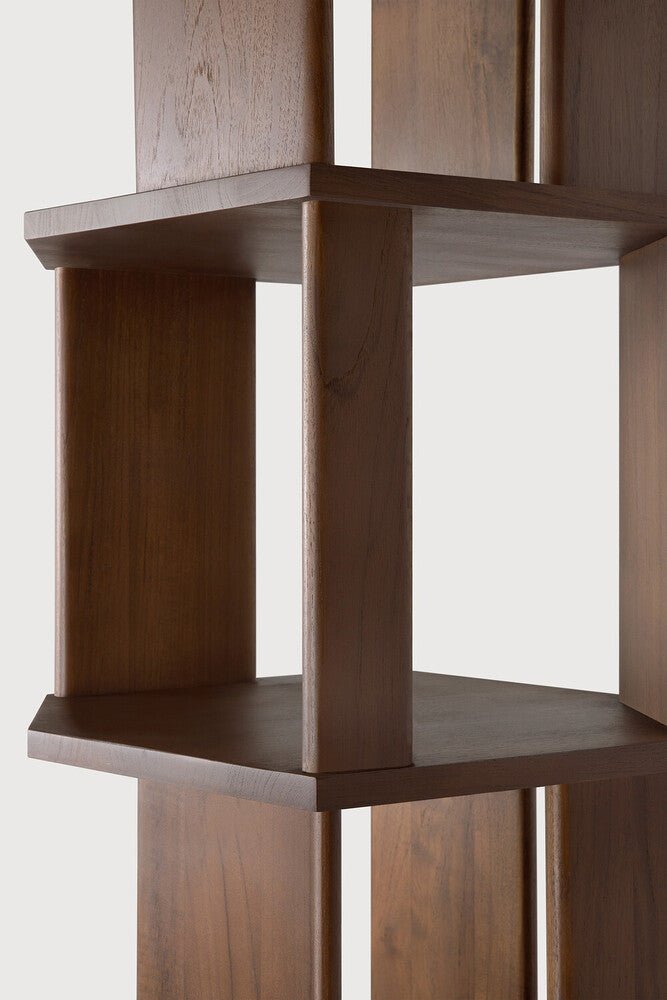 Stairs Column – Modern Wooden Display Shelf Sage Interiors - Sage InteriorsEthnicraft