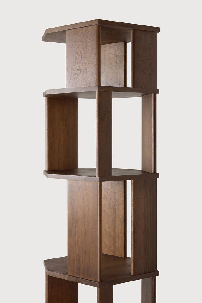 Stairs Column – Modern Wooden Display Shelf Sage Interiors - Sage InteriorsEthnicraft