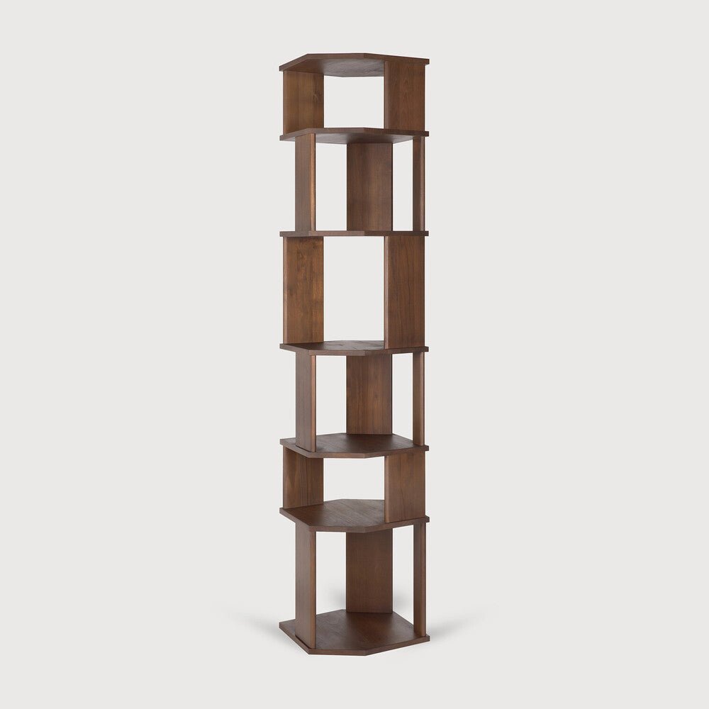 Stairs Column – Modern Wooden Display Shelf Sage Interiors - Sage InteriorsEthnicraft