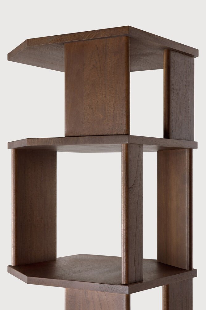 Stairs Column – Modern Wooden Display Shelf Sage Interiors - Sage InteriorsEthnicraft