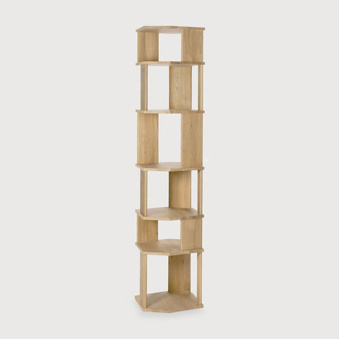 Stairs Column – Modern Wooden Display Shelf Sage Interiors - Sage InteriorsEthnicraft