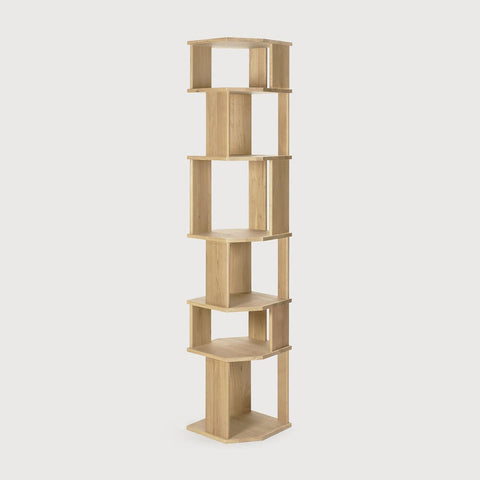 Stairs Column – Modern Wooden Display Shelf Sage Interiors - Sage InteriorsEthnicraft