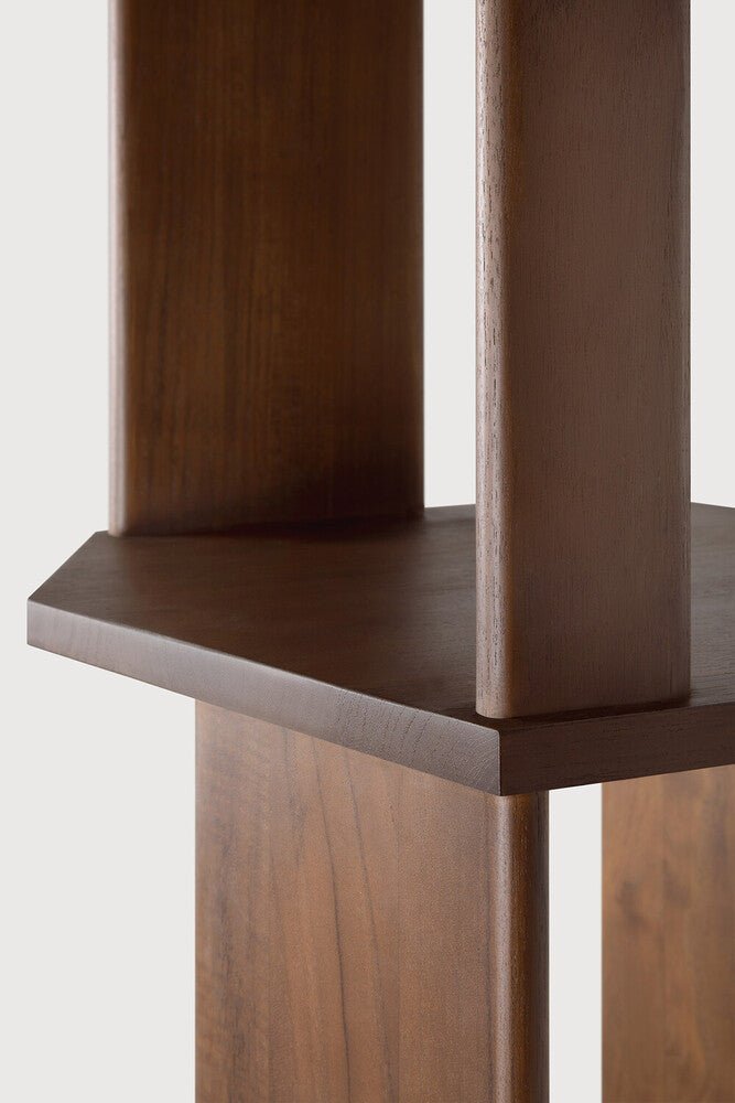 Stairs Column – Modern Wooden Display Shelf Sage Interiors - Sage InteriorsEthnicraft