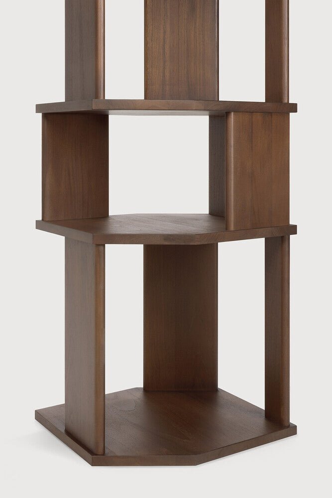 Stairs Column – Modern Wooden Display Shelf Sage Interiors - Sage InteriorsEthnicraft