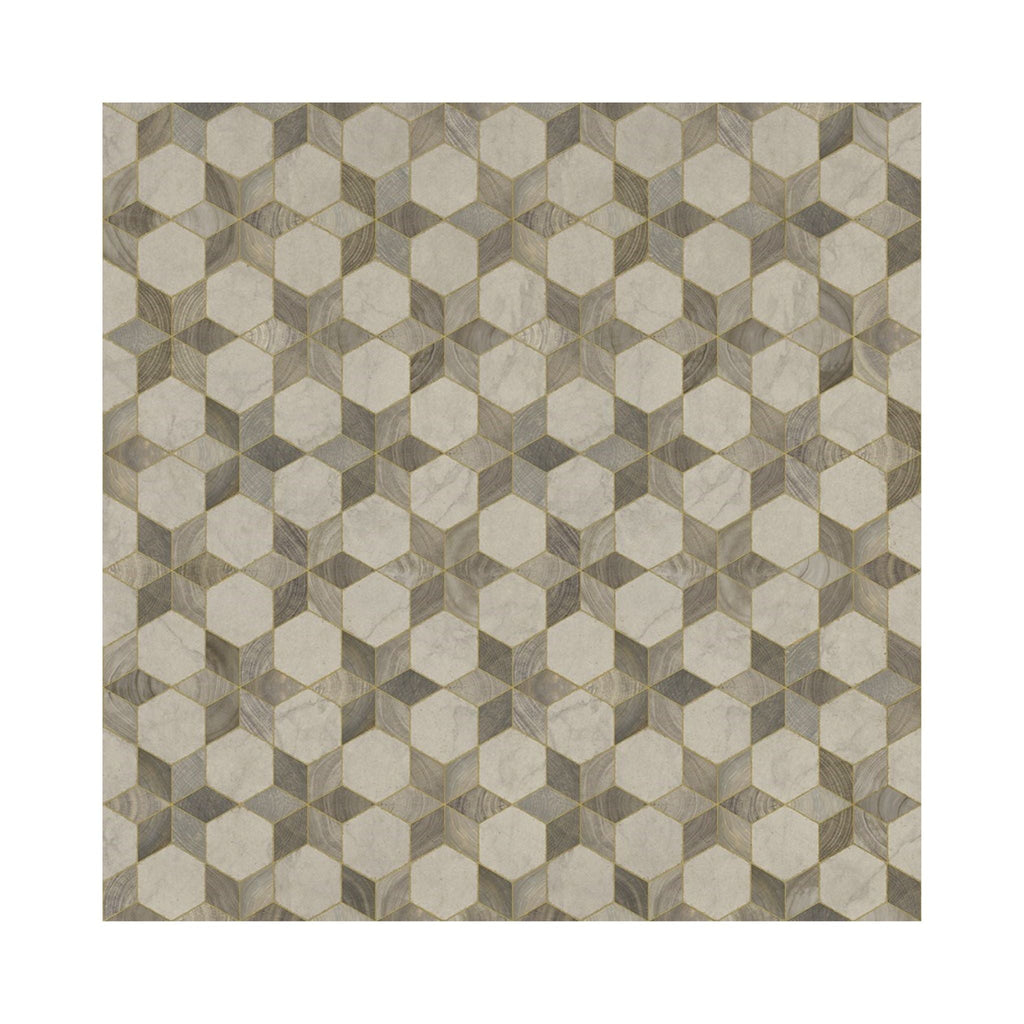 Starlight Vintage Vinyl Floorcloth - Sage InteriorsSpicher and Co