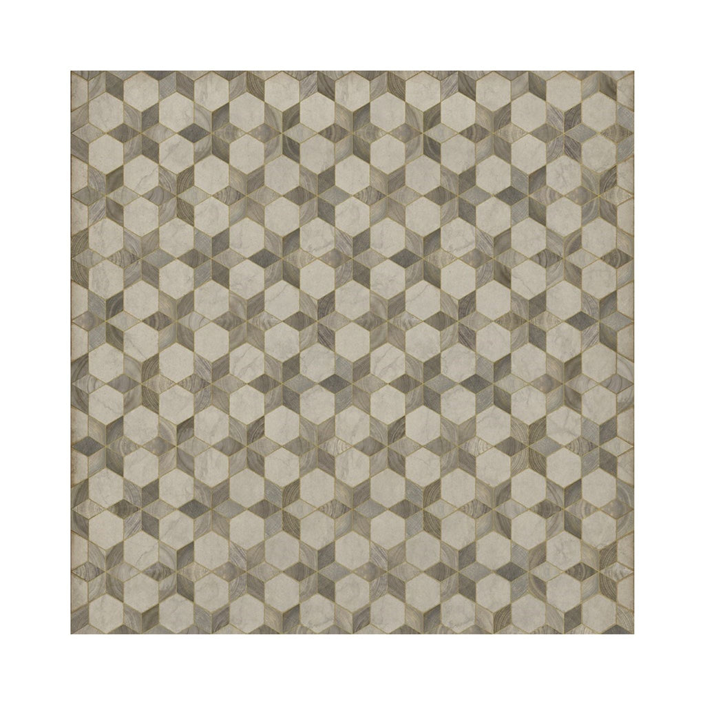 Starlight Vintage Vinyl Floorcloth - Sage InteriorsSpicher and Co