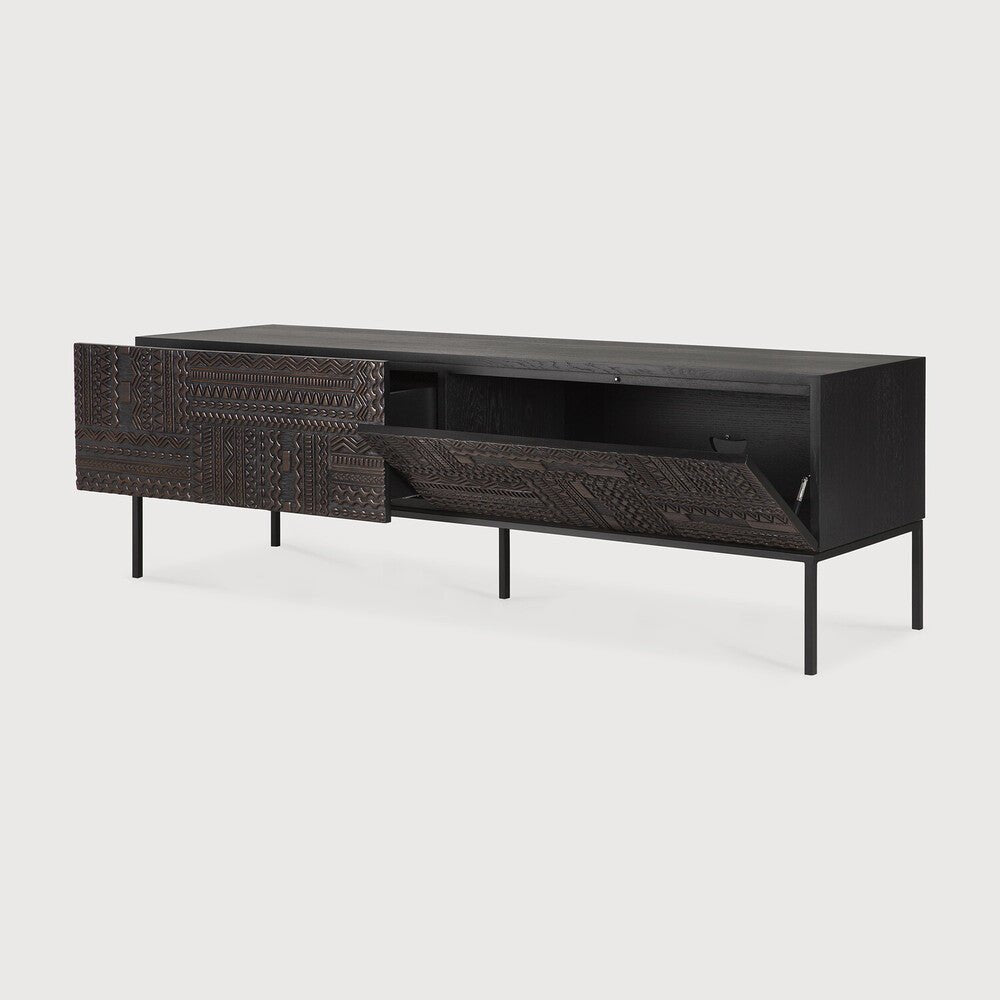 Tabwa TV Cupboard Sage Interiors - Modern Wooden Media Console - Sage InteriorsEthnicraft