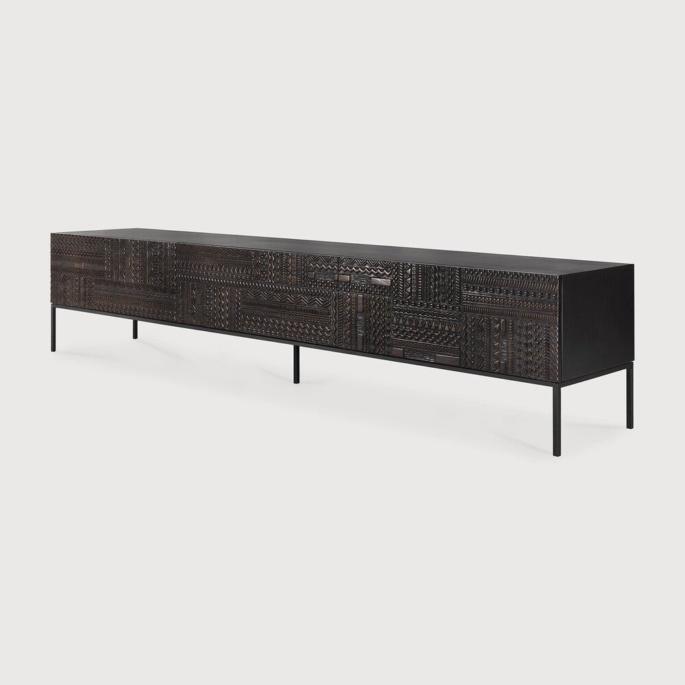 Tabwa TV Cupboard Sage Interiors - Modern Wooden Media Console - Sage InteriorsEthnicraft