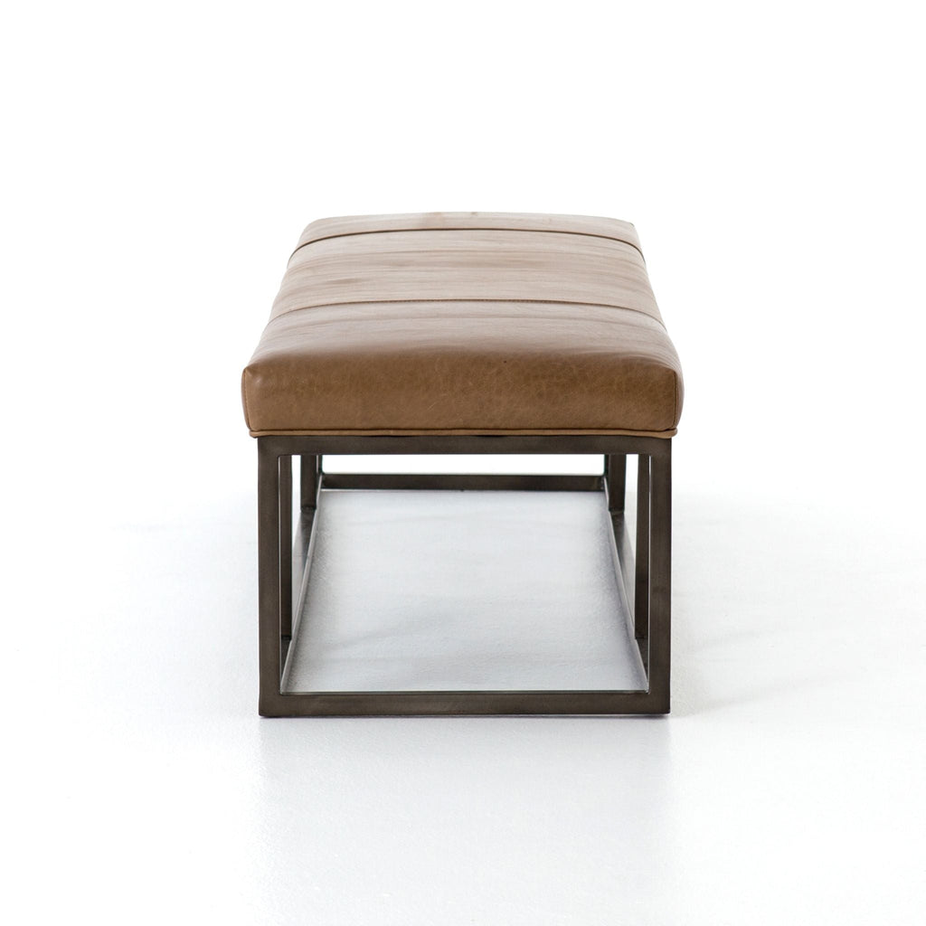 Tailored Bench, Leather Warm Taupe Dakota - Sage InteriorsFHCoffee Table