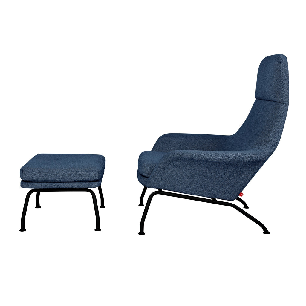 Tallinn Chair & Ottoman – Sculptural Scandinavian - Inspired Lounge Set - Sage InteriorsSage InteriorsChair & Ottoman