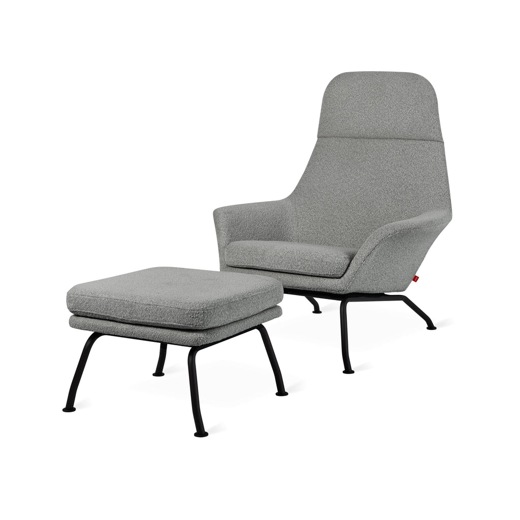 Tallinn Chair & Ottoman – Sculptural Scandinavian - Inspired Lounge Set - Sage InteriorsSage InteriorsChair & Ottoman