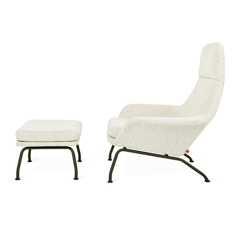 Tallinn Chair & Ottoman – Sculptural Scandinavian - Inspired Lounge Set - Sage InteriorsSage InteriorsChair & Ottoman