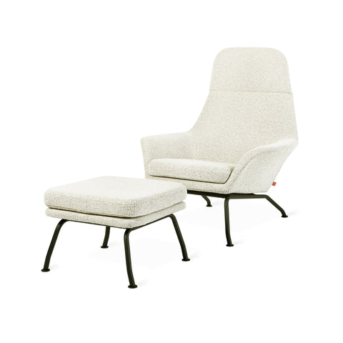 Tallinn Chair & Ottoman – Sculptural Scandinavian - Inspired Lounge Set - Sage InteriorsSage InteriorsChair & Ottoman