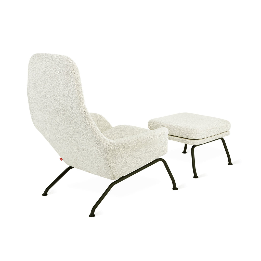 Tallinn Chair & Ottoman – Sculptural Scandinavian - Inspired Lounge Set - Sage InteriorsSage InteriorsChair & Ottoman