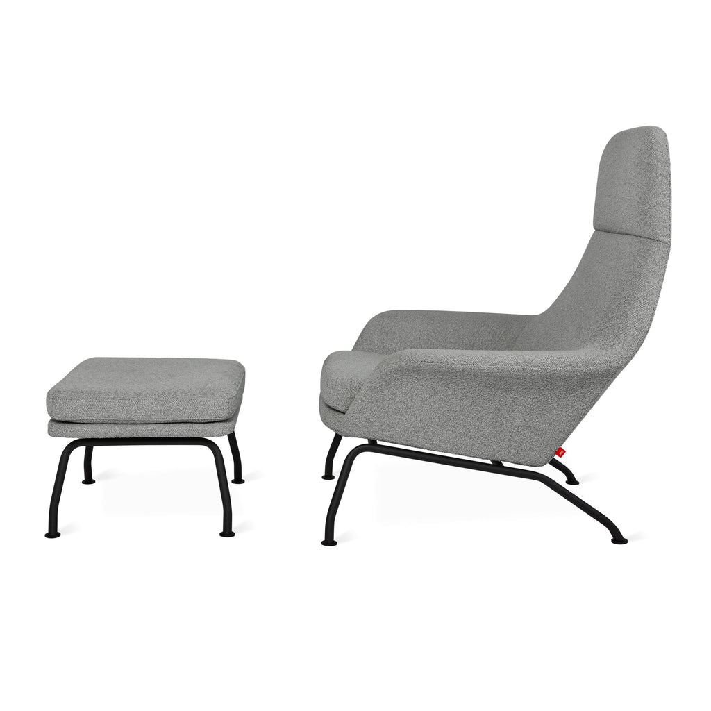 Tallinn Chair & Ottoman – Sculptural Scandinavian - Inspired Lounge Set - Sage InteriorsSage InteriorsChair & Ottoman