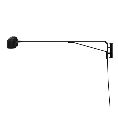 Tandem Swing Arm Lamp Adjustable Wall Light in Black or White Finish - Sage InteriorsSage InteriorsLamp