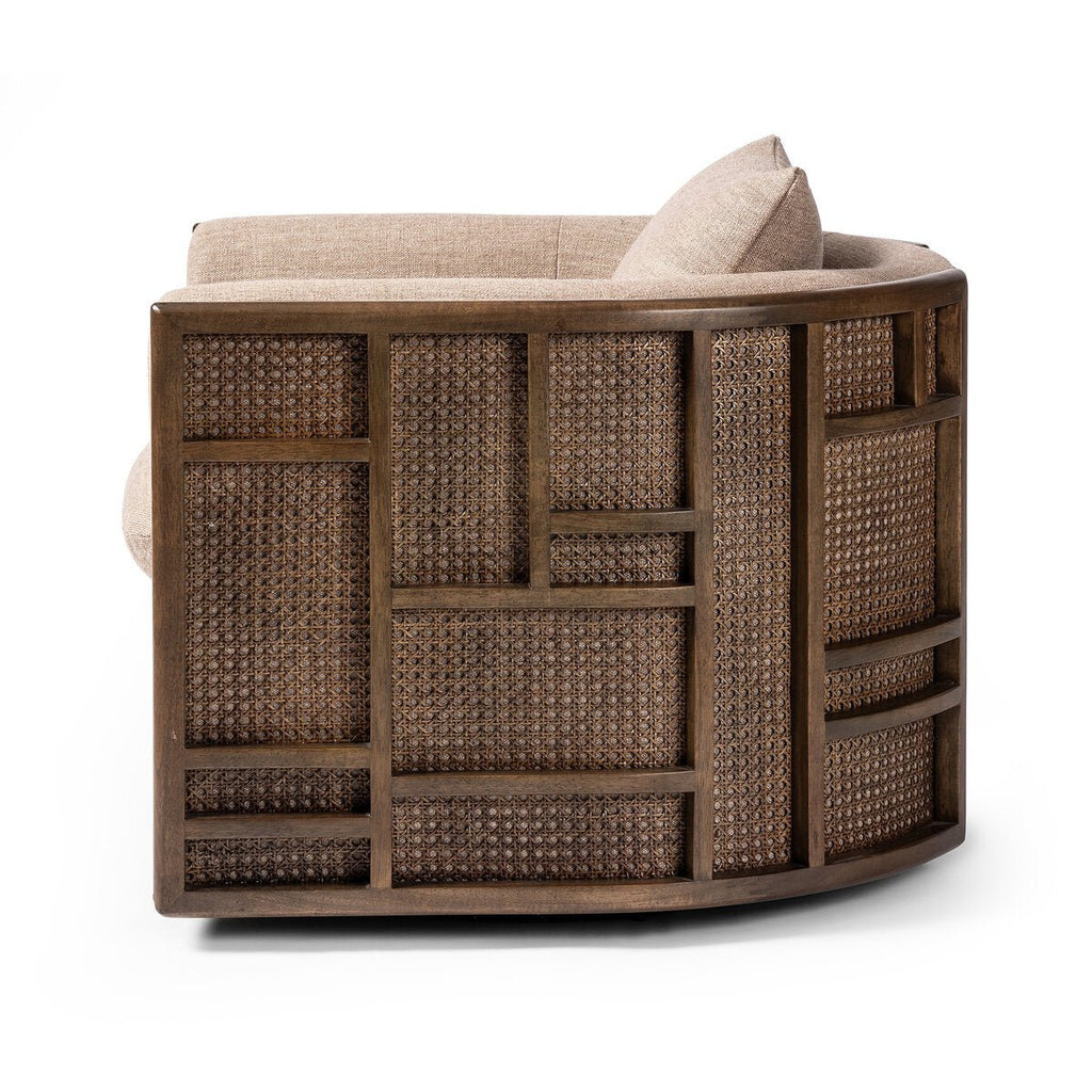 Tatami Tonal Swivel Chair - Sage InteriorsFour HandsAccent Chair