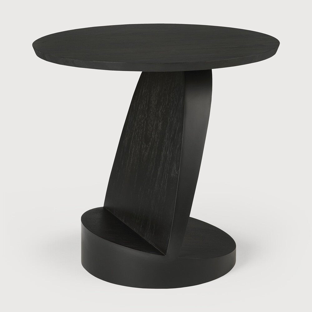 Teak Sculptural Side Table – Dynamic Accent for Modern Living - Sage InteriorsEthnicraftSide Table