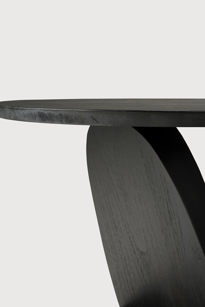 Teak Sculptural Side Table – Dynamic Accent for Modern Living - Sage InteriorsEthnicraftSide Table